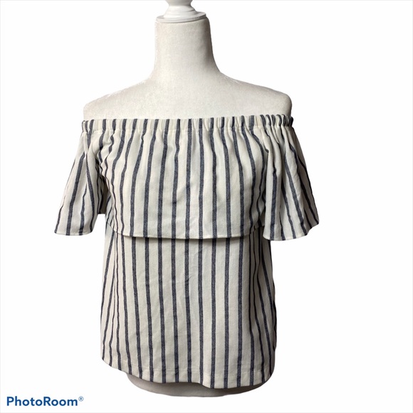 Banana Republic Striped Blouse - Picture 1 of 8